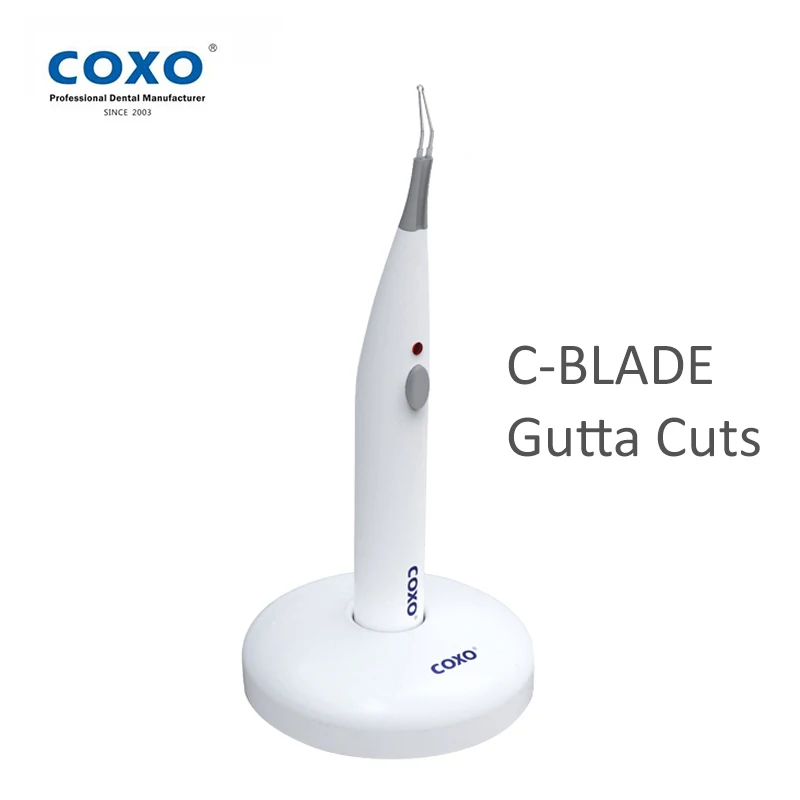 Dental Gutta Cutter COXO C-BLADE With 4 Tips Gutta Percha Cutting Tool Dentistry Equipment