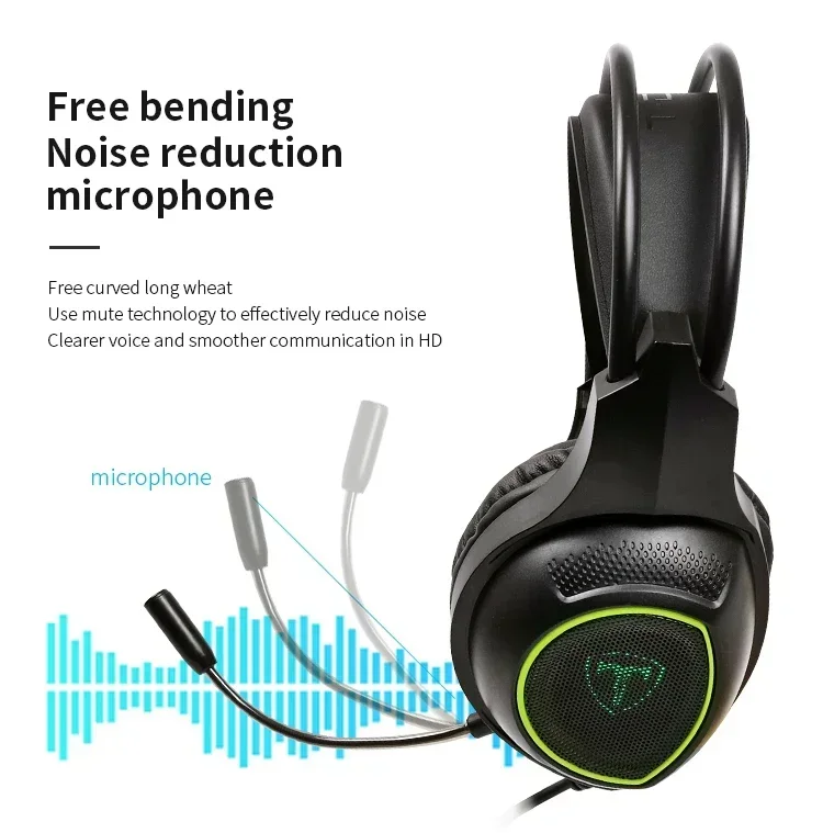 Casque de jeu basse stéréo document unique T-RGH201 T-DAGGER de haute qualité