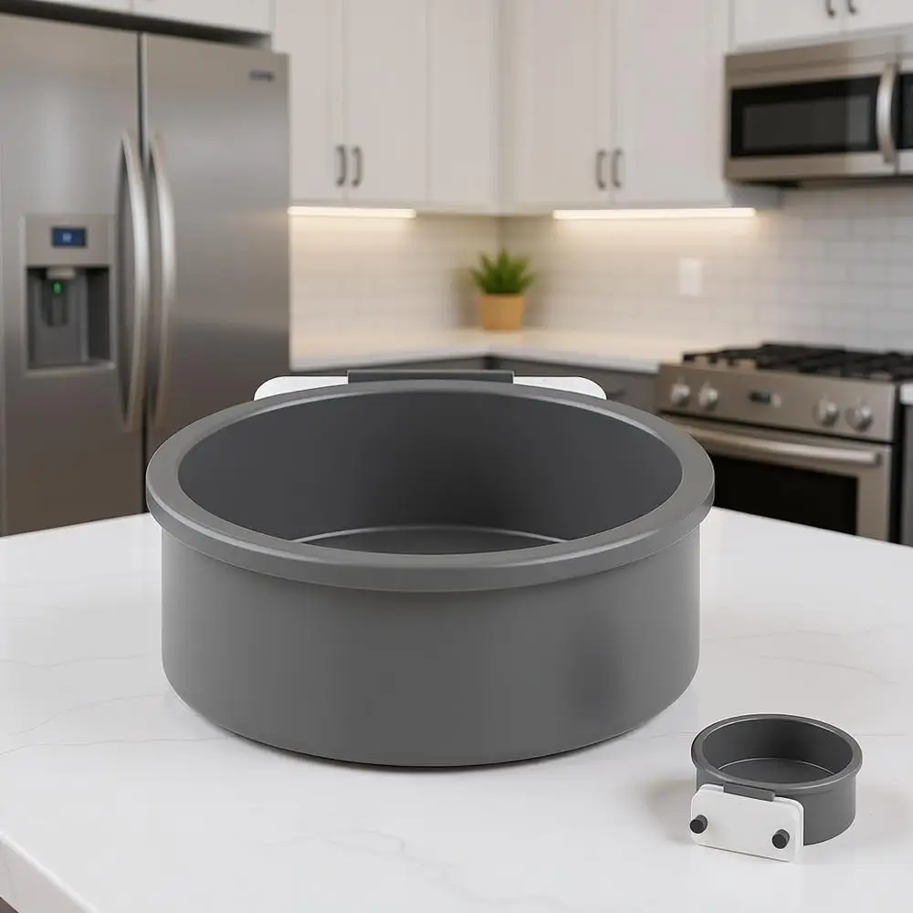 

Dog Crate Water Bowl No Spill, 20oz Polypropylene Feeder, Secure Crate Mount, Covered Parts, Travel & Easy to Clean (Grey)