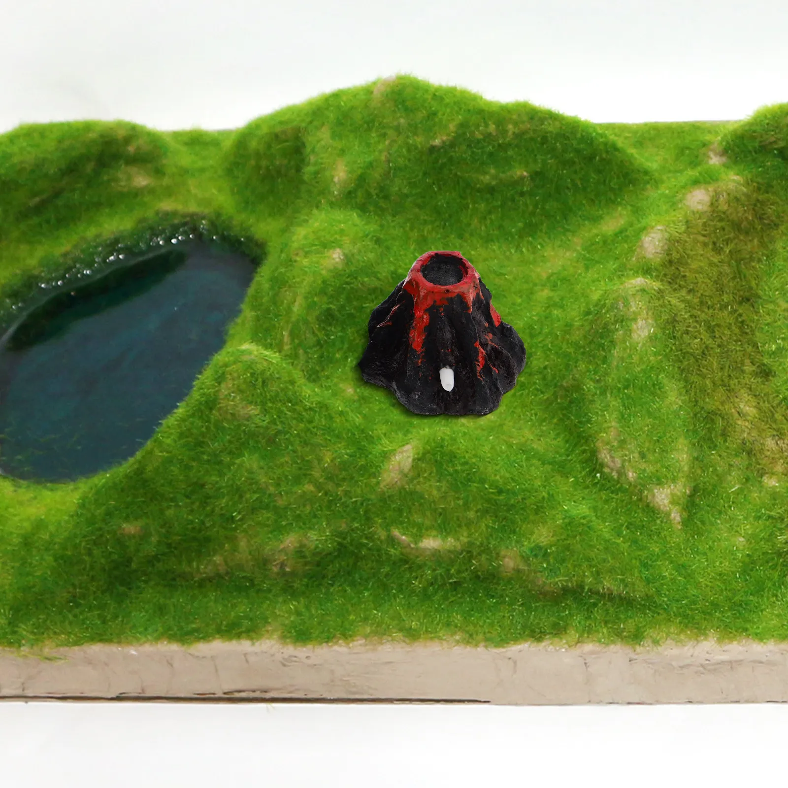 Science Kit Volcano - 2 stuks realistische hars vulkaansimulatie miniatuur