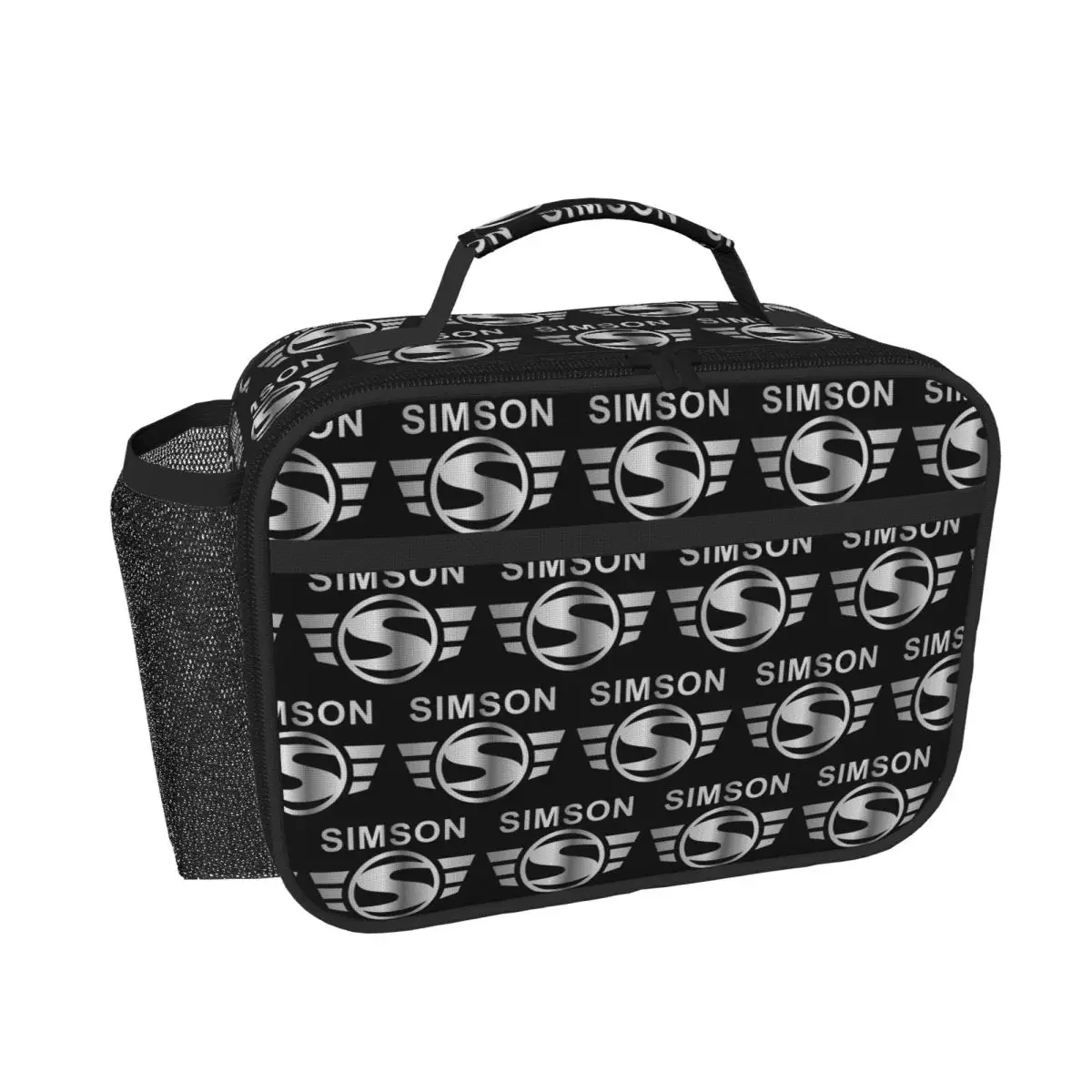 Vintage Simson Insulated Lunch Bag for Women Children Portable Food Boxes Thermal Lunch Box Tote