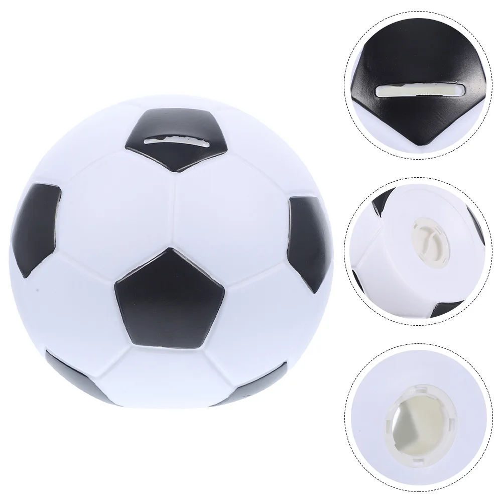 クリエイティブなサッカーの形をした貯金箱、男の子、子供向け、お金貯めジャー、コインバンク、大容量、小銭入れ、貯金ポット