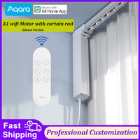 Aqara Wifi Smart Curtain Motor A1 Electric Track Customizable Super Quiet Rail Automatic Control with Mi Home APP Support