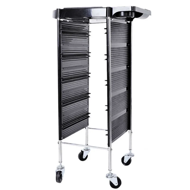 

5 Drawers Trolley Cart Hair Salon Instrument Storage Cart Adjustable Height Trolley 52 x 38 x 92cm Hairdressing Supplies