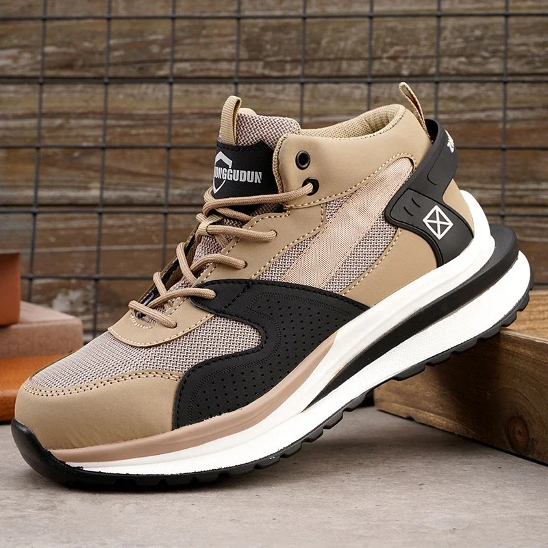 

Мужские рабочие ботинки с железным носком, неразрушимая защитная обувь 46, защитные кроссовки с защитой от проколов, промышленная защитная рабочая обувь для женщин