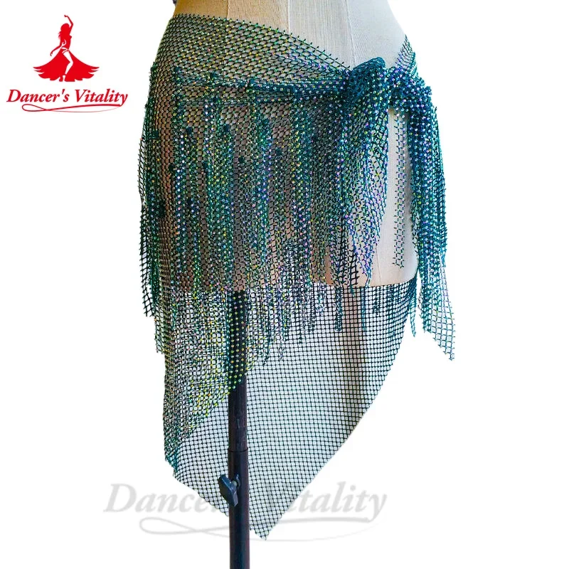 Belly Dance Performance Belt for Women Triangle Scarf  Tassel Buttocks Waist Chain Adult Children Belly Dancing Hip Scarves