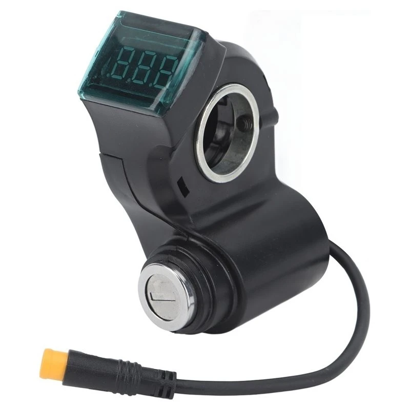 T22C Scooter Ignition Switch Scooter Lock With Digital Display Ignition Switch Electric Scooter Ignition Lock
