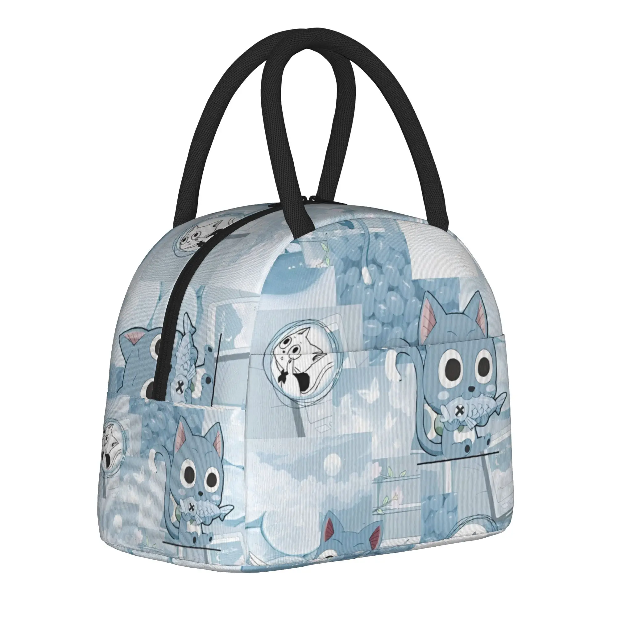 Happy Fairys Tails Manga Accessories Insulated Lunch Tote Bag For Work  Storage Food Boxes Reusable Thermal Cooler Lunch Boxes