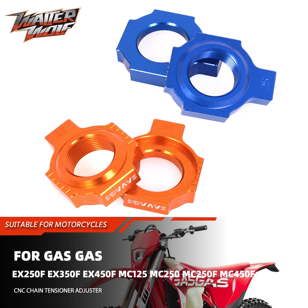 EX Wheel Crash Sliders Chain Regulator Adjuster Block For GAS GAS EX250F EX350F EX450F MC125 MC250 MC250F MC450F Chain Tensioner