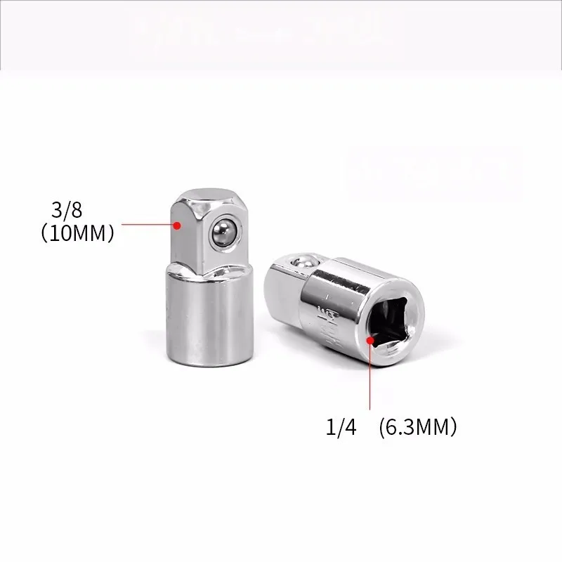 1/4 "3/8" 1/2 "Ratelsleutel Adapter Chroom Vanadium Mouw Drive Socket Converter Wrench Transform Joint