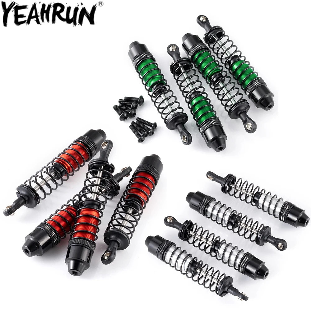 

YEAHRUN 4 шт. амортизатор из алюминиевого сплава для 1/12 Tamiya Lunch Box 57409, обновленные детали