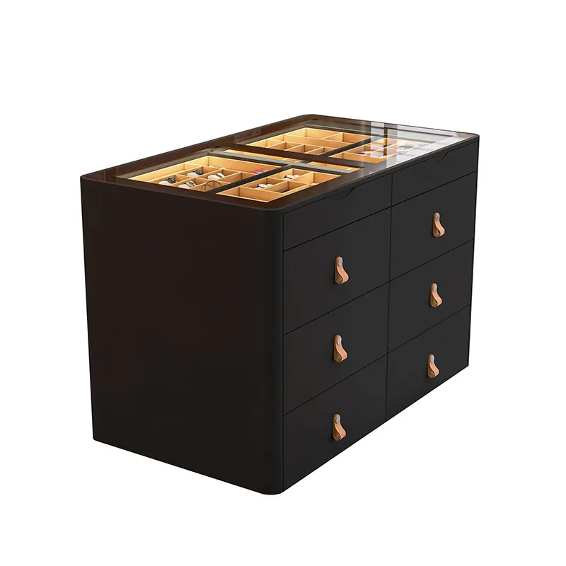 

Nakajima Cabinet Clothing Store Solid wood multi-layer storage Cloakroom Jewelry Storage