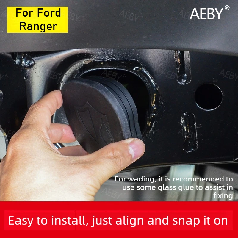 

For Ford Ranger 2022-2026 Silicone frame end caps are dustproof and waterproof,Frame rail end caps,Girder back cover,Accessories