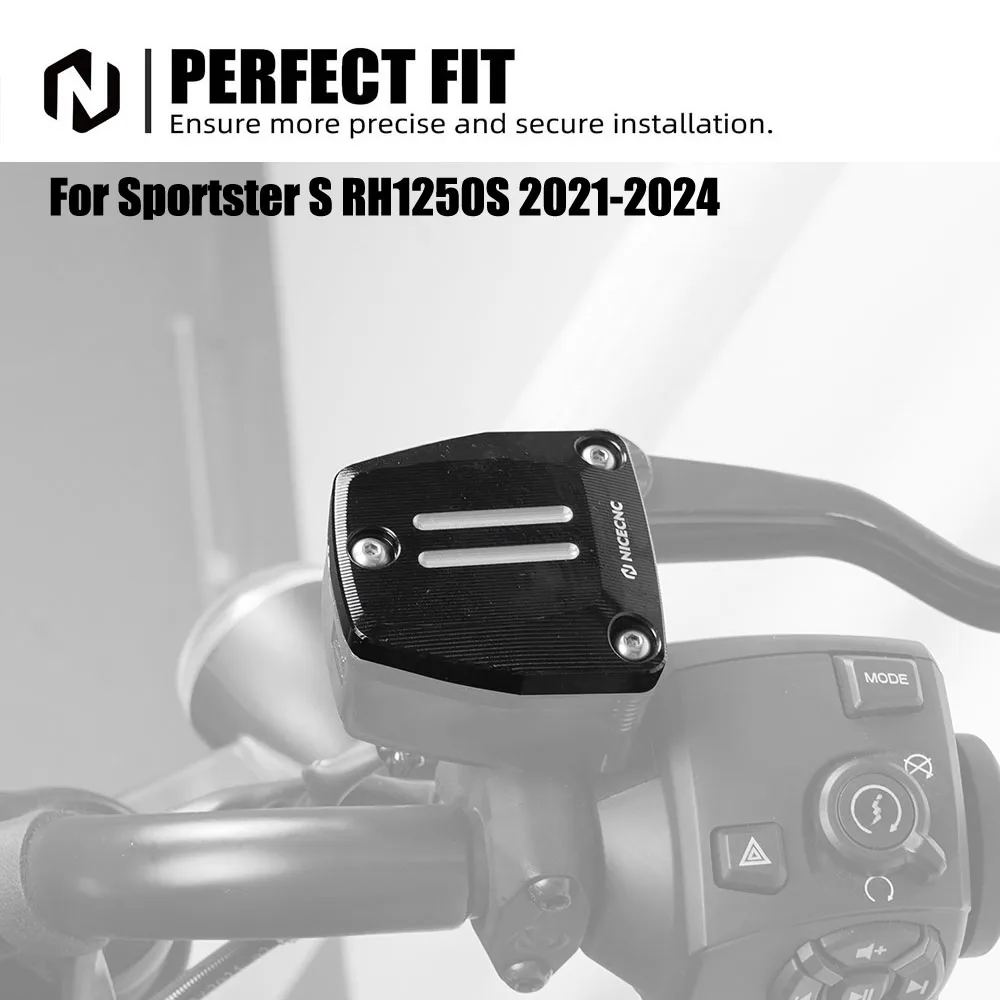 

For Harley Sportster S RH1250S 2021-2024 Nightster RH975 2022-2024 Special RH975S 2023-24 Front Brake Master Cylinder Cover Cap