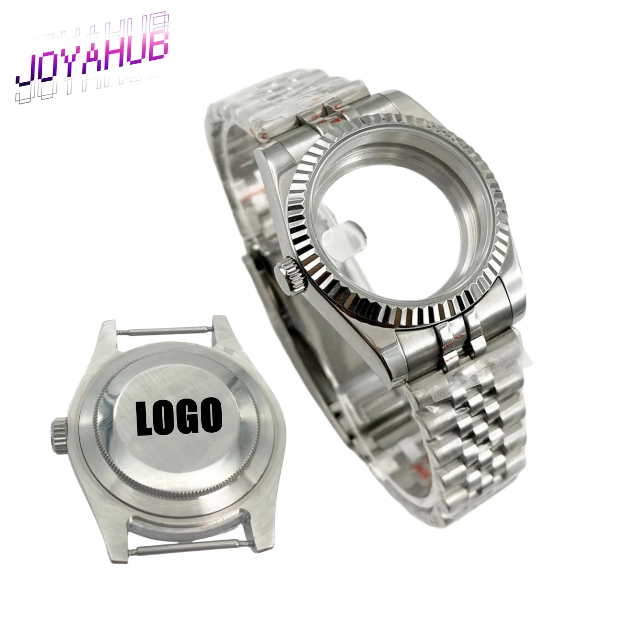 

Custom Logo 36MM/40MM Waterproof NH34 NH35 NH36 NH38 NH70 Presidential Bracelet Watch Case Mineral glass Mingzhu2813 miyota 8215
