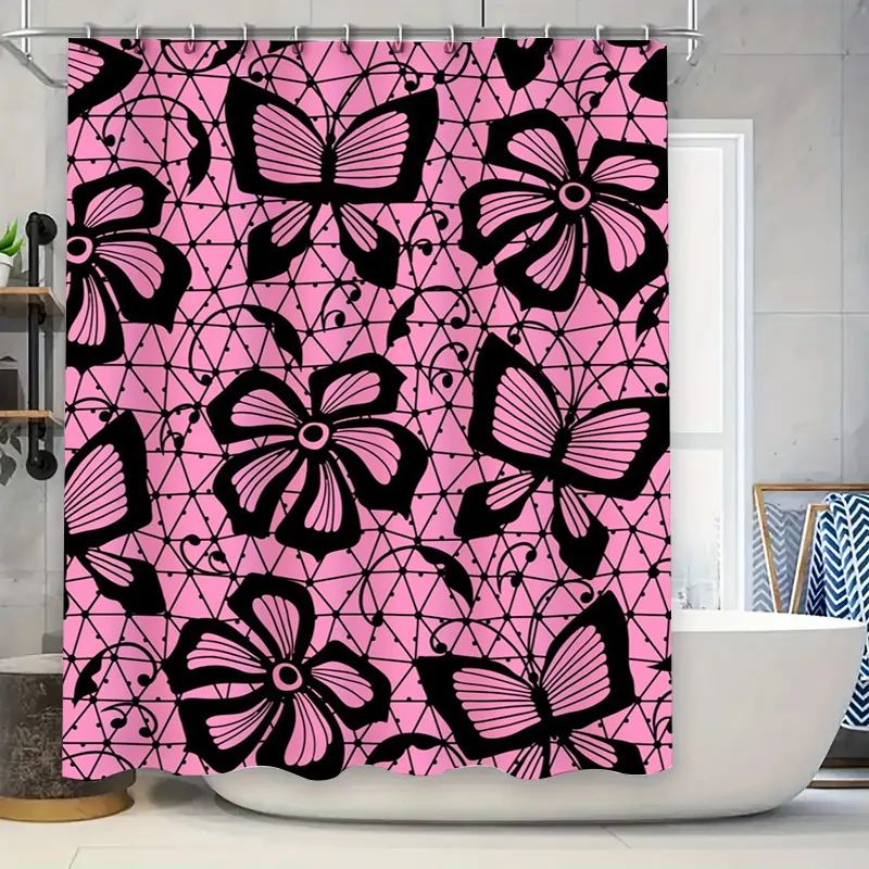 Pink Black Butterfl…