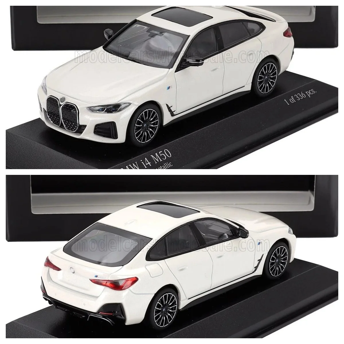 

2022 i4 M50 (G82) White at 1/43 Minichamps 410024000 Diecast Model Car Collect Limited Edition Alloy