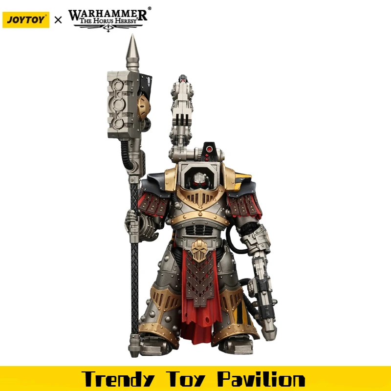 【JOYTOY】Warhammer 40K Iron Warriors Warsmith com Martelo Graviton Crusher 1/18 Figura de Anime