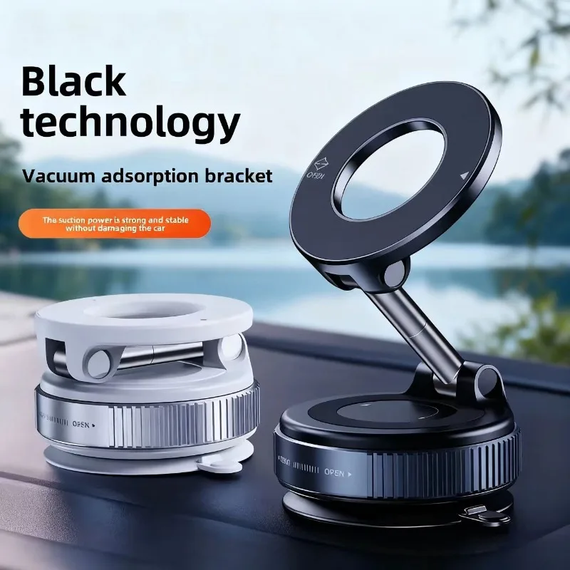 

Складной магнитный автомобильный держатель для телефона, вакуумная присоска, вращающаяся на 360° ° , подходит для многоугольной регулировки автомобилей и стен.