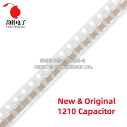 10pcs New Original 1210 1812 2220 SMD Capacitor 0.1uF 0.47uF 1uF 2.2uF 4.7uF 10uF 22uF 47uF 100uF 50V 100V 1KV 2KV Good Quality