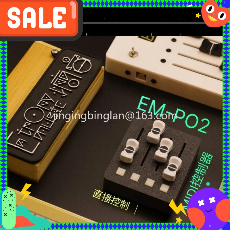 The best-selling EM-PO2 4-fader button live MIDI controller for 2026