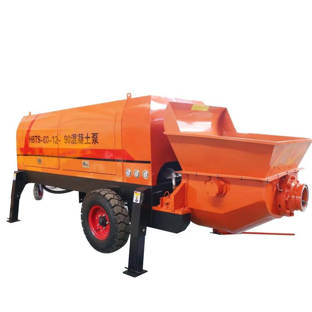 Hot Sale Cement Conveyor Pump Equipment Fine Aggregate Concrete Hydraulic Pumps China Concrete Pump Truck