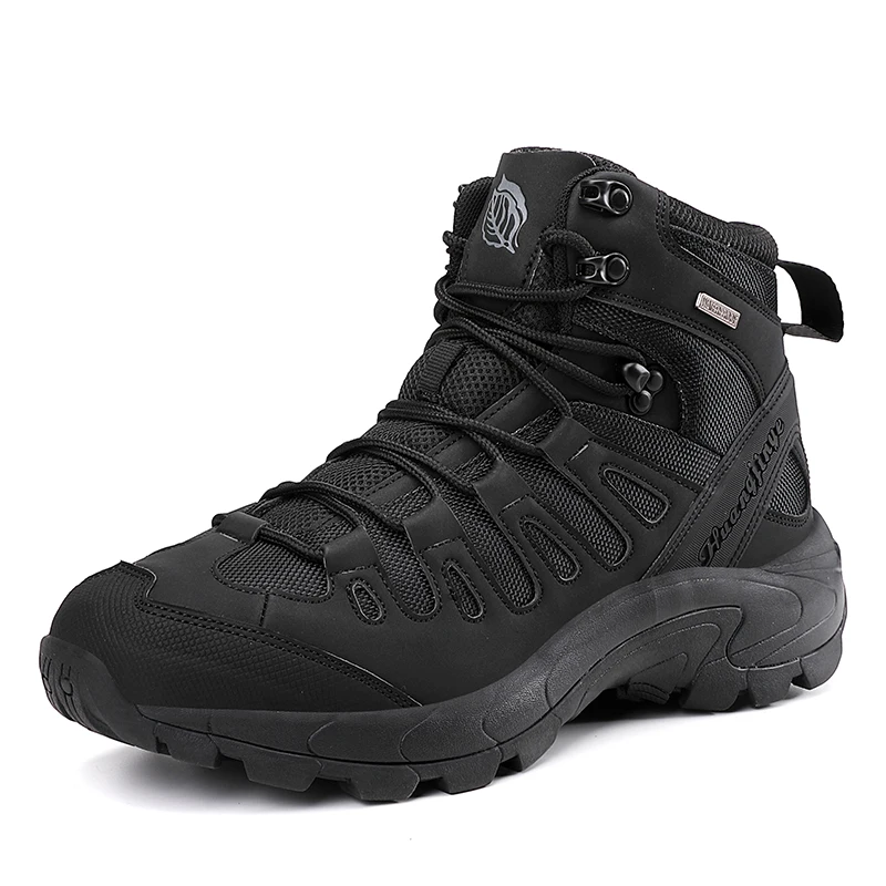 New large size men's outdoor hiking boots casual fashion hiking boots outdoor sports thick soles non-slip men's boots