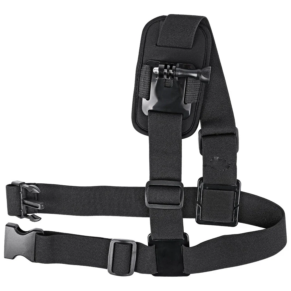 360° Shoulder Strap Mount Chest Harness Adapter For Go Pro Hero 12 11 10 9 8 7 6 5 4 3+ go pro 3 Black Edition Xiaomi Yi