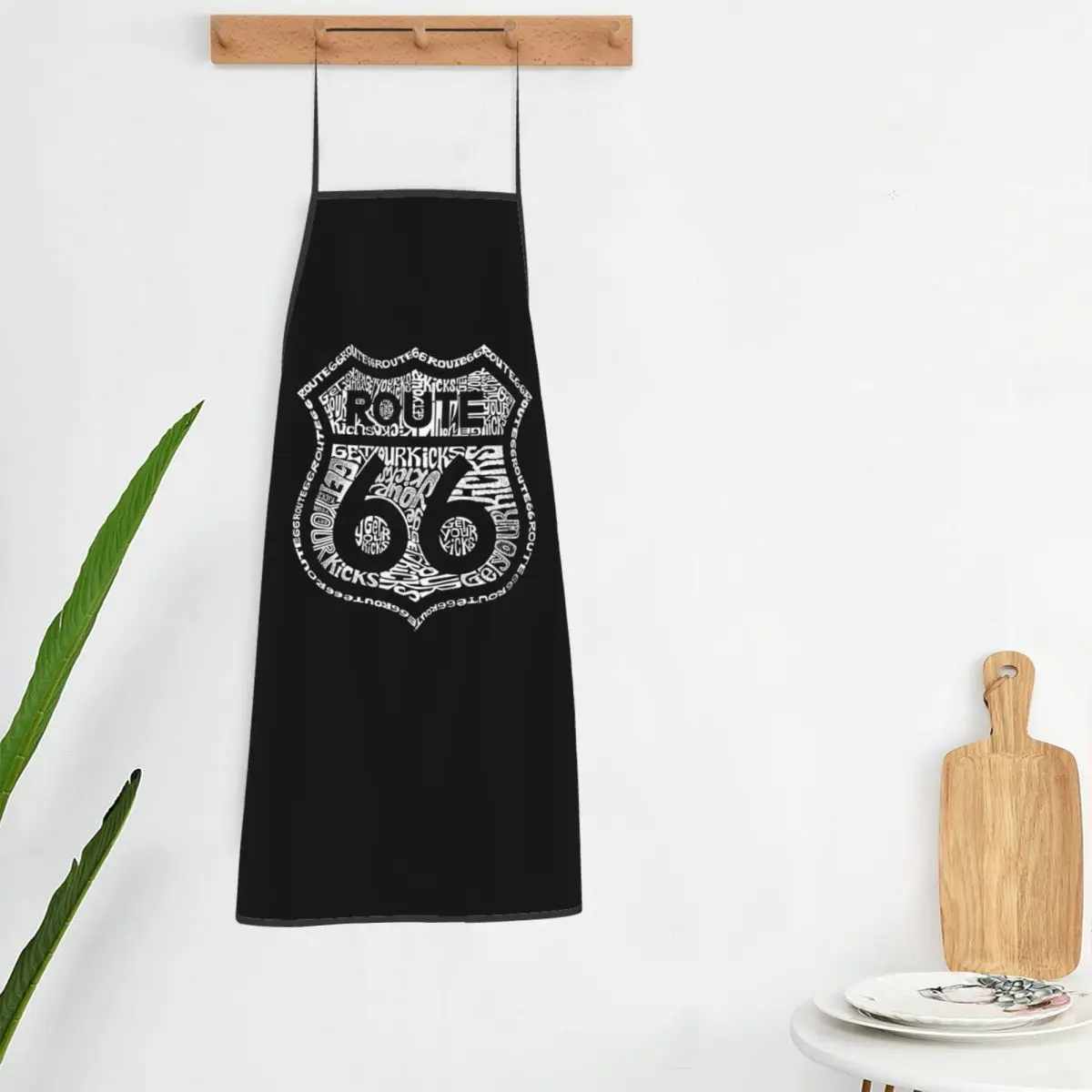 

Фартук Route 66 Mother Road Biker America для шеф-поваров, для приготовления пищи, выпечки, уборки на кухне, для женщин и мужчин, для садоводства