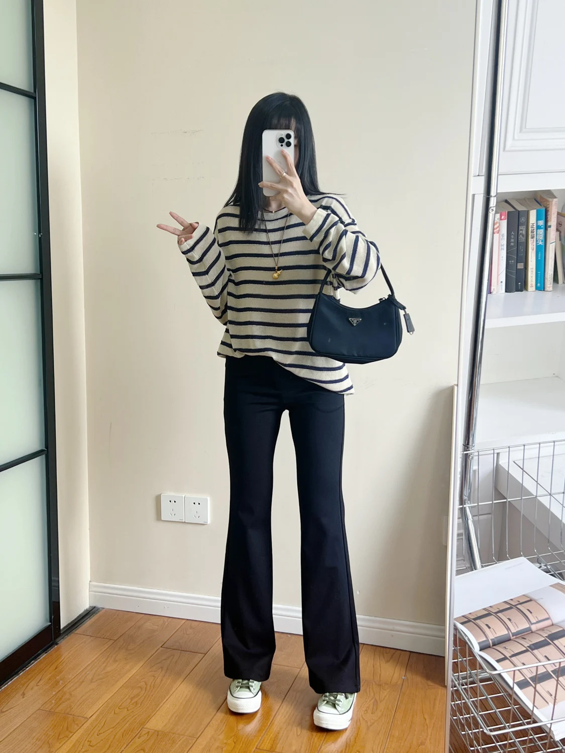 

Брюки-клеш с высокой талией для похудения, женские, простые, универсальные, на одной пуговице, с высокой эластичностью, длинные, повседневные