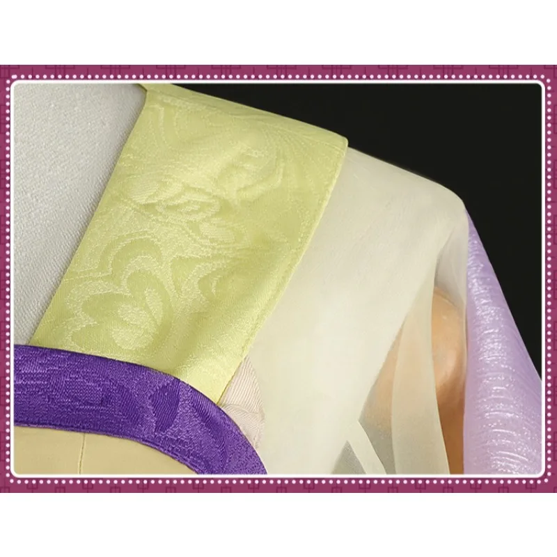 Maomao Cosplay Costume Yellow Hanfu Long Dress Accessories Full Set for Women Role Play Halloween Anime Party Outfits