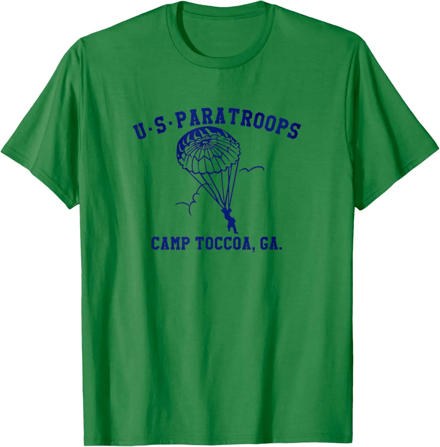 US Paratrooper Camp Toccoa T-Shirt 100% Cotton O-Neck Short Sleeve Summer Casual Mens T-shirt Streetwear