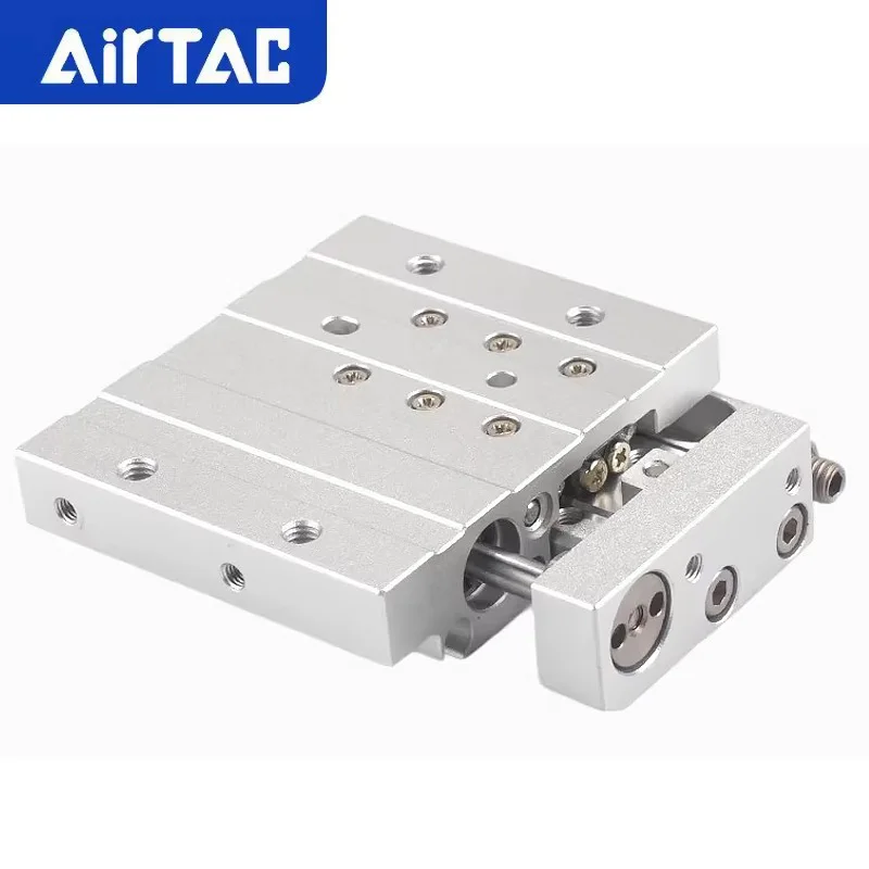 AirTAC HLF Tntegrated Type Ultra-thin Slide Table Two Position Fixed Pneumatic Cylinder HLF8/12/16/20-10X20X30X40X50X75X100-S