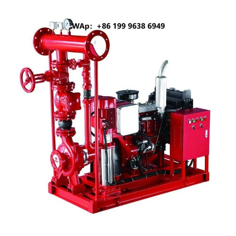 Purity PDJ Series OEM CE Certified 7.5hp High Pressure Cast Iron  Engine Driven Centrifugal Fire Fighting Pump Set