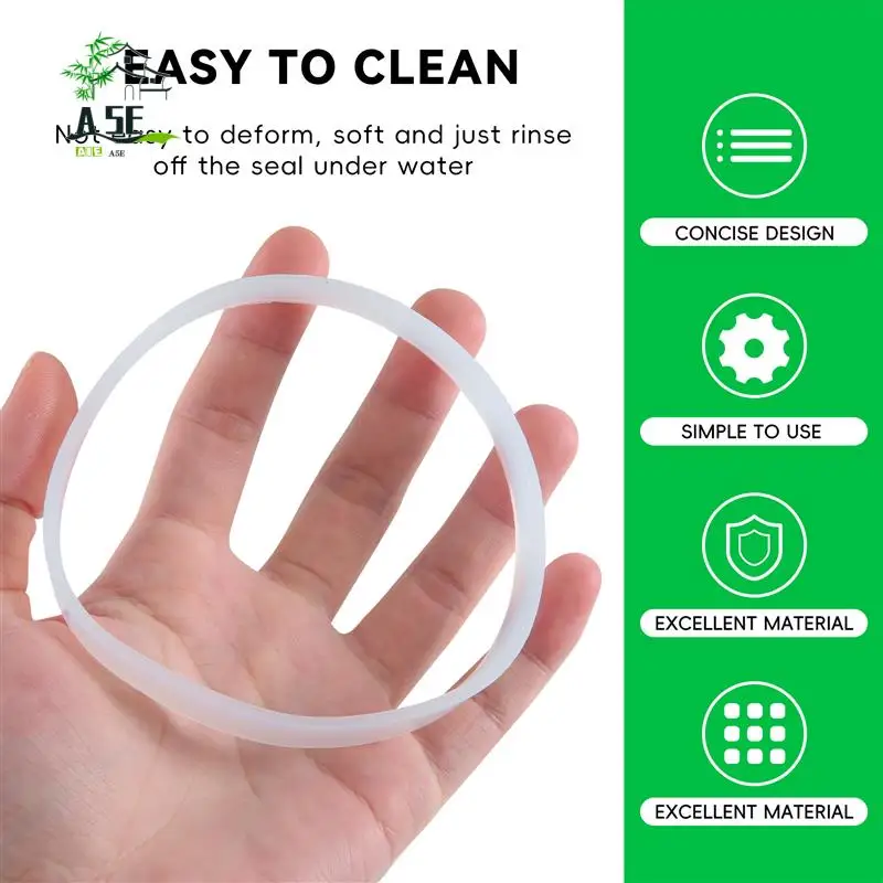 

A05E-3PCS Seal Rubber Seal Spare Seal Spare Part Compatible For Nutri Ninja 6/7 Fins Blade Blender Mixer (Ø 10Cm)