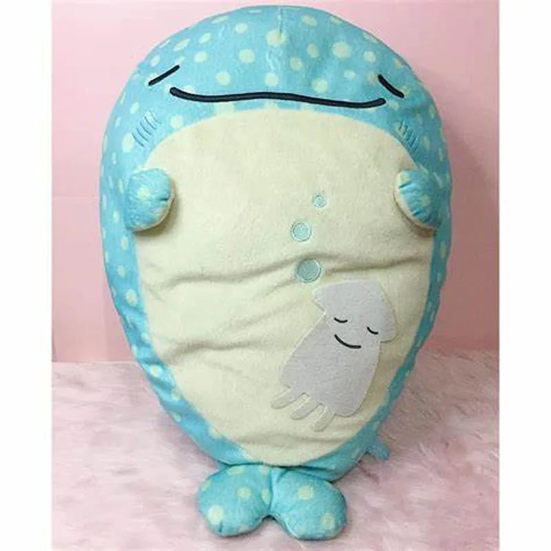 New Cute Jinbesan Blue Whale Shark Sleepy Large Plush Toy 40cm Pillow Cushion Stuffed Kids Dolls Baby Children Gifts