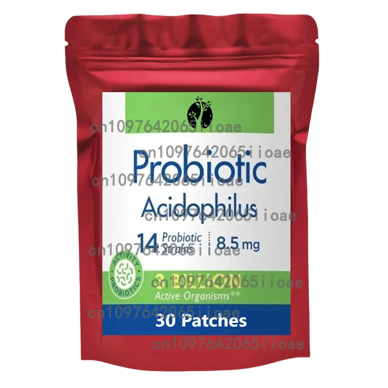 

Probiotic Lactobacillus Acidophilus -3 Billion CFU of 14 Strains | Male and Female Supplements 30 Patches