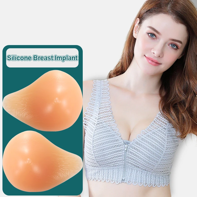 Breast Implant Bra Breast Post-mastectomy Medical Bra Latex Breast Implants Spiral Lengthened Silicone Prosthetic Breast