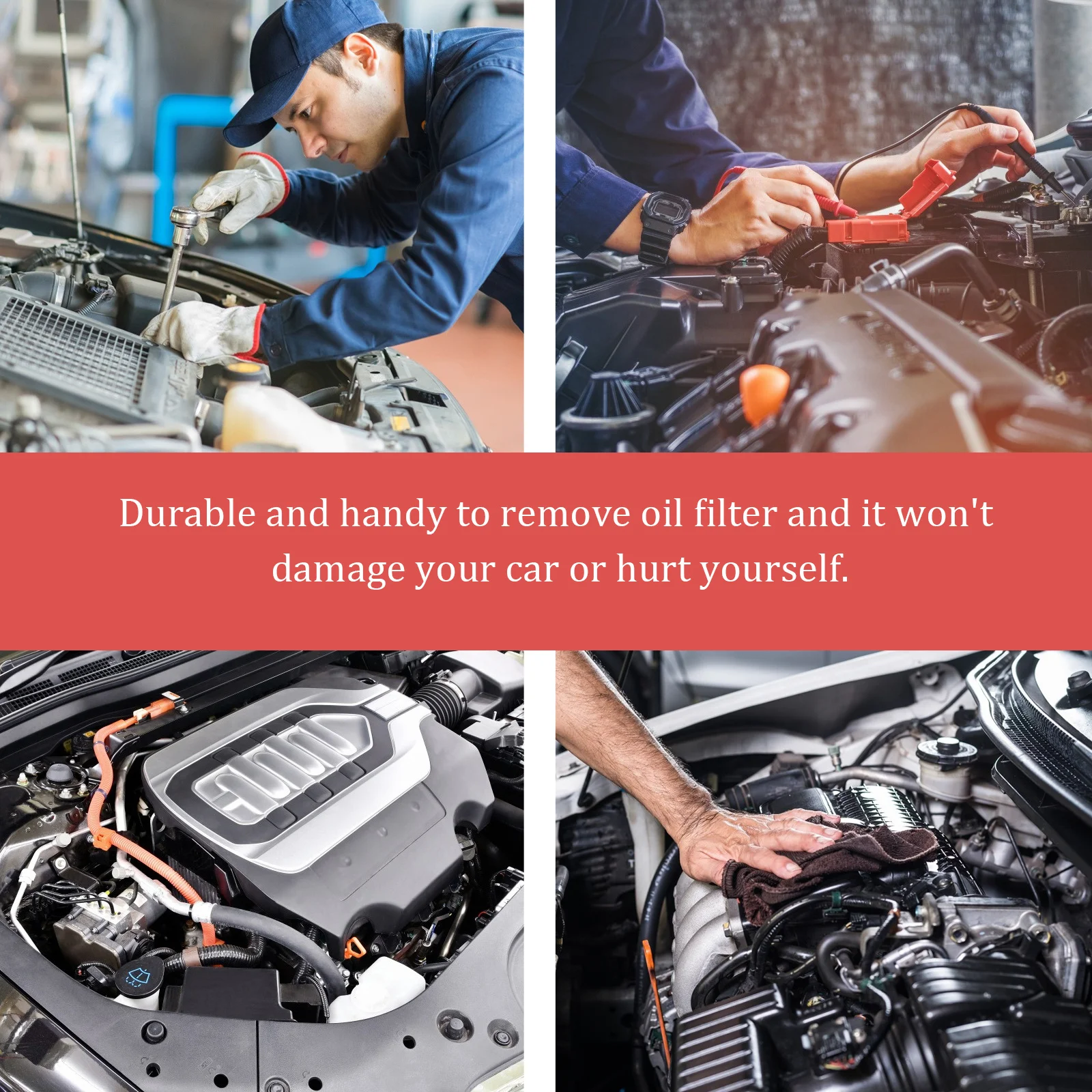 

3 Jaw Universal Oil Filter Remover Tool High Hardness Claw Grip Oil Filter Wrench Durable Easy Use in Tight Spaces