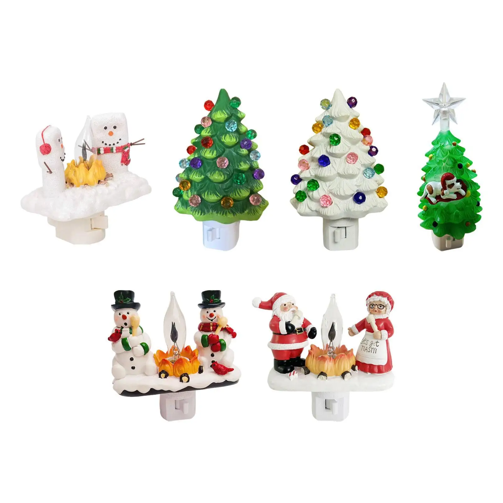 Night Light Plug in into Wall Light ,Small Mini Christmas Nightlight Lighting