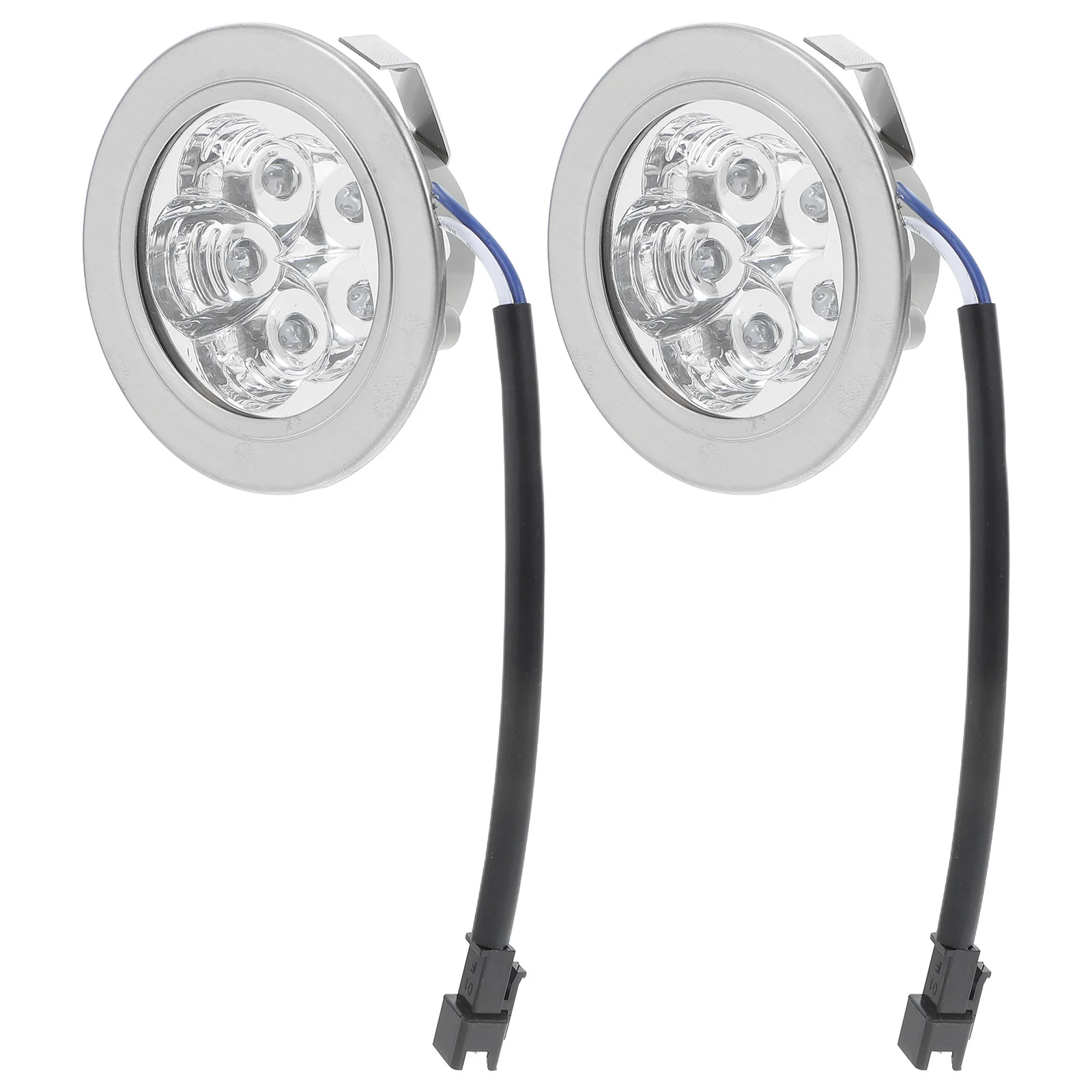 2 Pcs Micro-wave Oven Range Hood Light Rechargeable Bulbs for Lamp Plastic Replacement