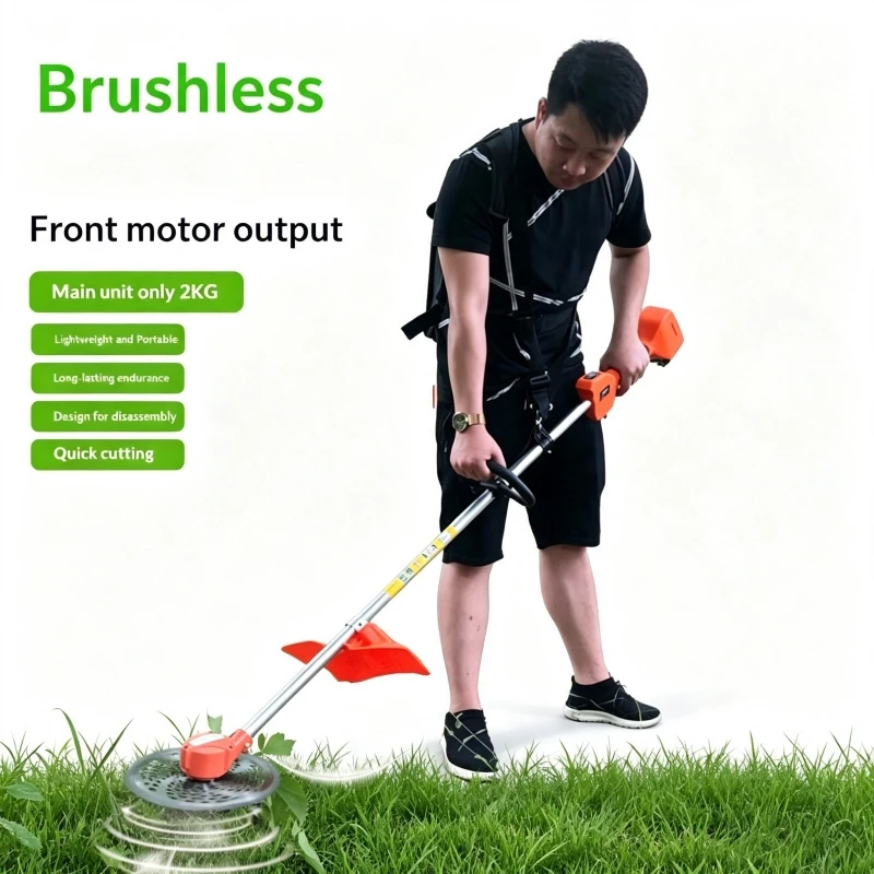21v-24v48v-72v Electric Lawn Mower 충전식 예초기 무선예초기 Podkaszarka Akumulatorowa Do Trawy 충전 예초기 충전예초기 전동예초기 충전식예초기 Strimmer무선 충전식 예초기