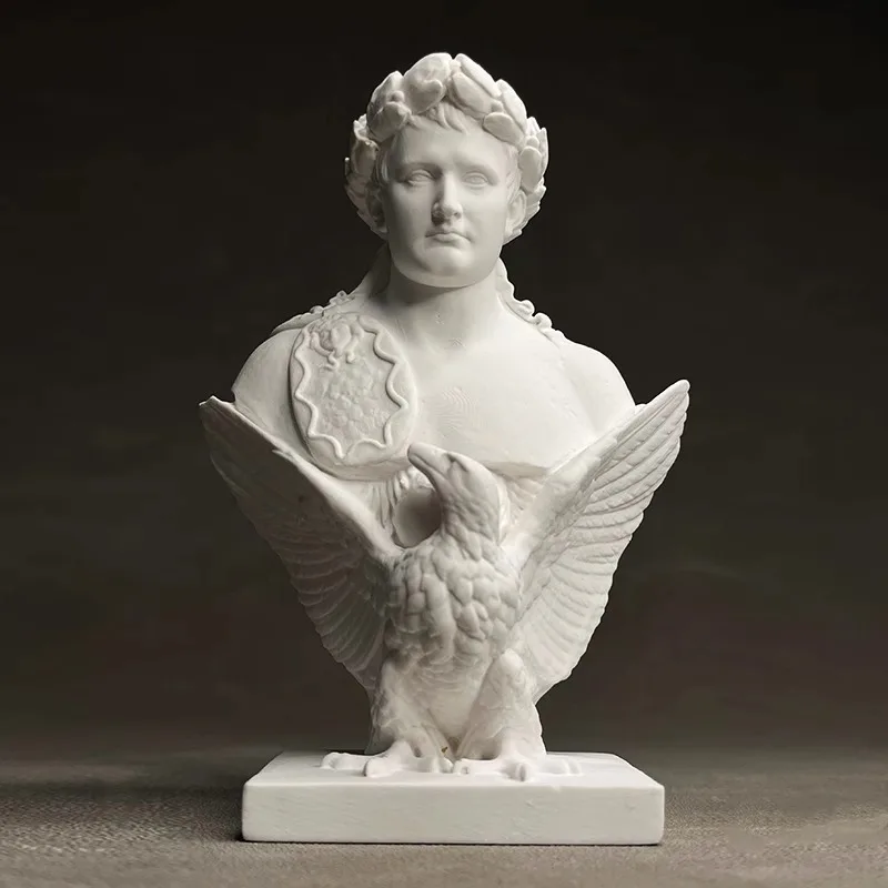 Napoleon Adler Büste Skulptur Modell Room Home Desktop Dekoration Ornament Europäischen Charakter Gips Statue Geburtstagsgeschenk