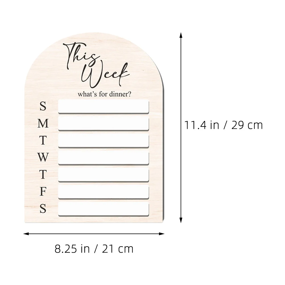 

1 set Menu For Fridge Magnetic Dry Erase Board Meal Planning Organizer Home Kitchen Office School Use Multipurpose Writing Board