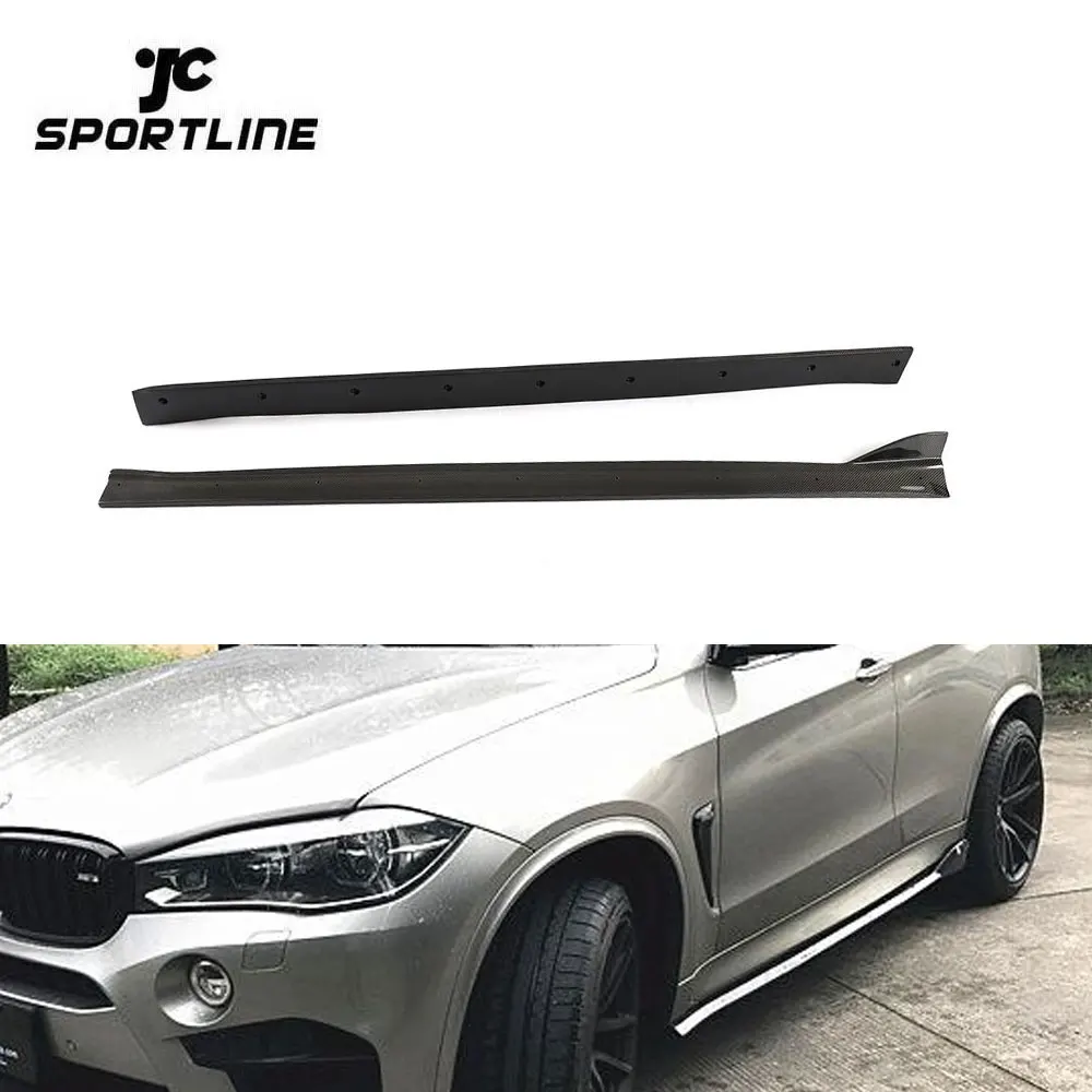 

JCSportline Carbon Fiber F85 X5M Side Skirts Extinsion For BMW F86 X6M Mpackage 2015-2018