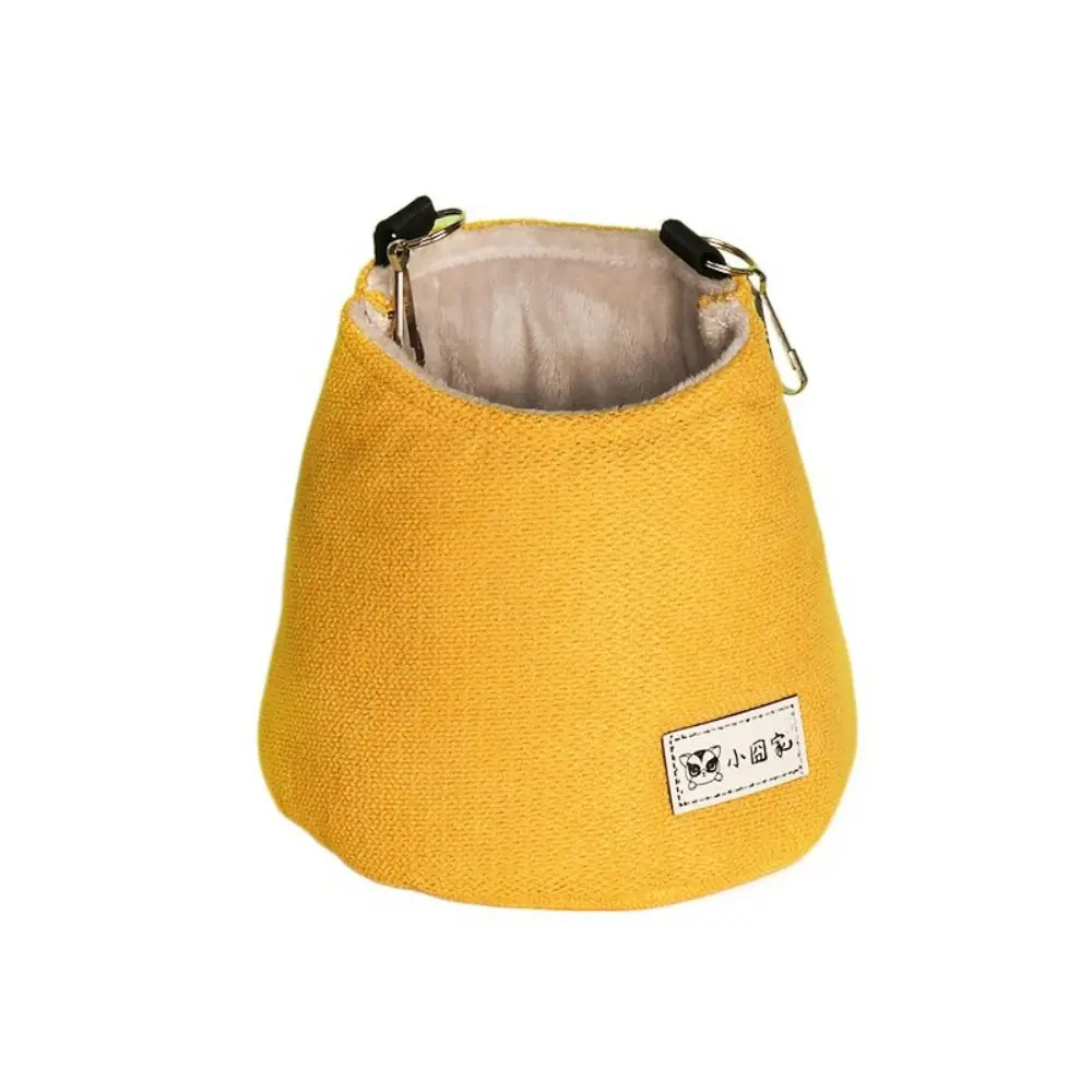 

Opening Winter Sugar Glider Pouch Cloth/ Hanging Squirrel Bed Cage Comfortable with Hook Small Animals Sleeping Bag Winter