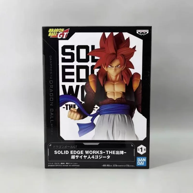 В наличии: Оригинальная коллекционная фигурка Bandai Banpresto Solid Edge Works Dragon Ball GT Super Gogeta SSJ4 из ПВХ
