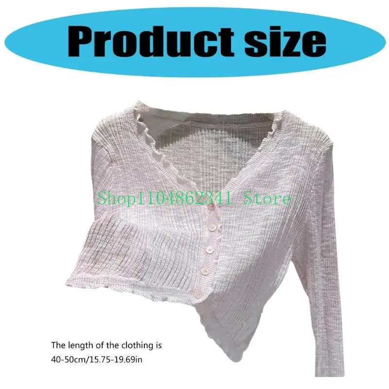 5ASD Estacky Summer Cardigan для женщин Fit Longever Lightweight Light Top Top Top Top Color V -шея в верхней одежде