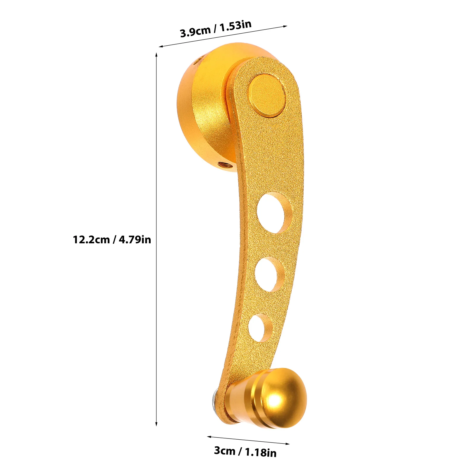 Car Interior Accessories Window Handle Crank Handles Universal Winder Replacement Golden