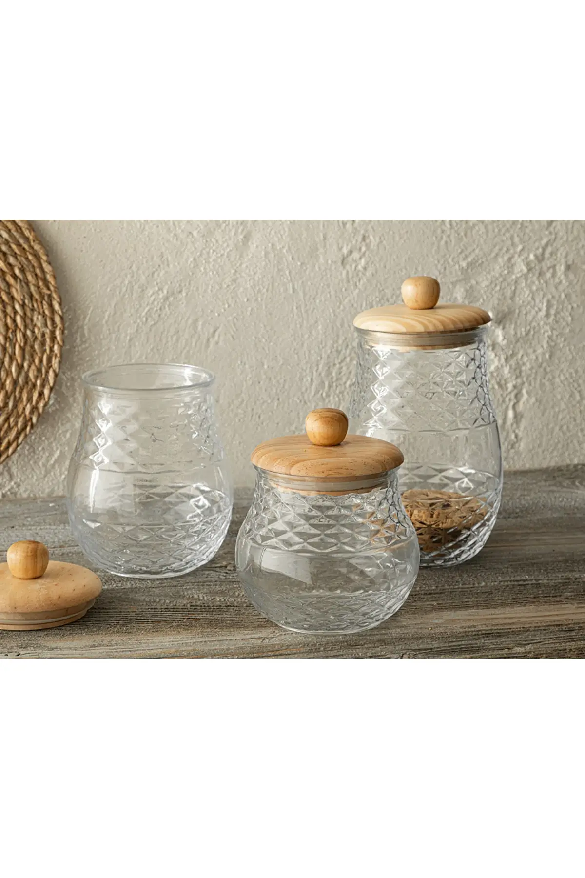 DOLBOVI Jera glass jar 1000 Ml transparent